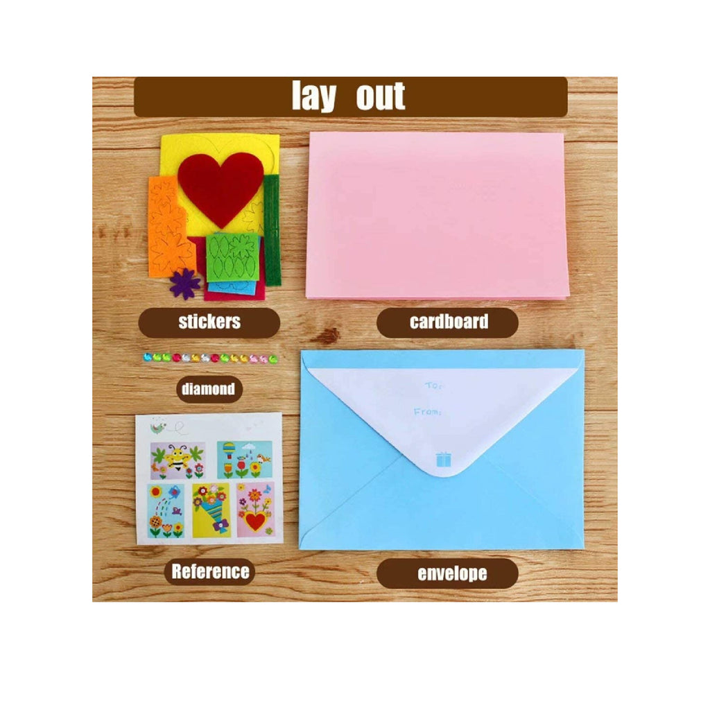 Card making kits DIY Handmade Greeting Card Kits for kids